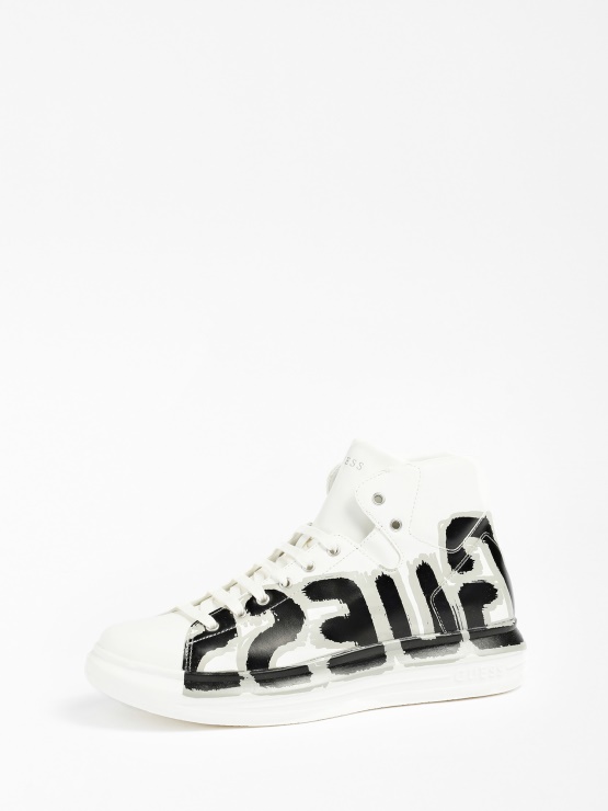 Bele Visoke Superge Z Logotipom Guess Vibo