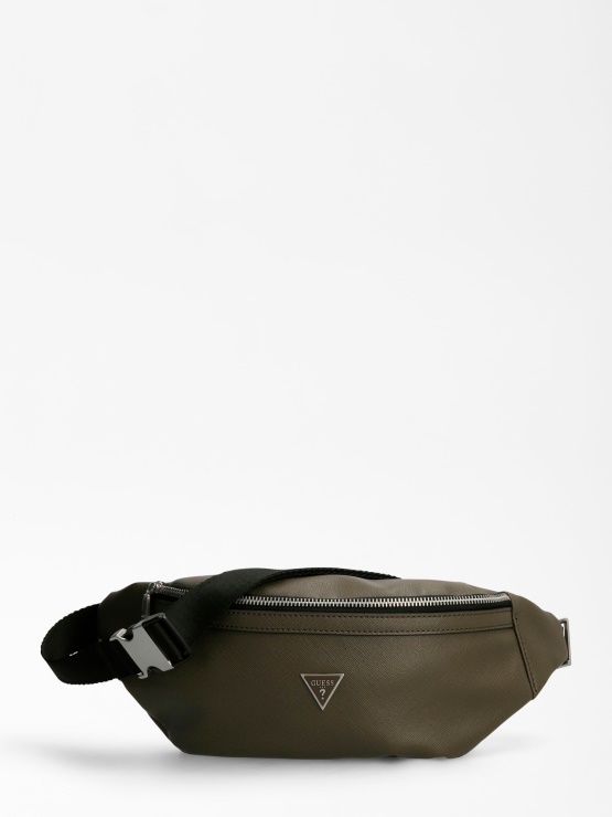 Siva Certosa Saffiano Torbica Za Pas Guess