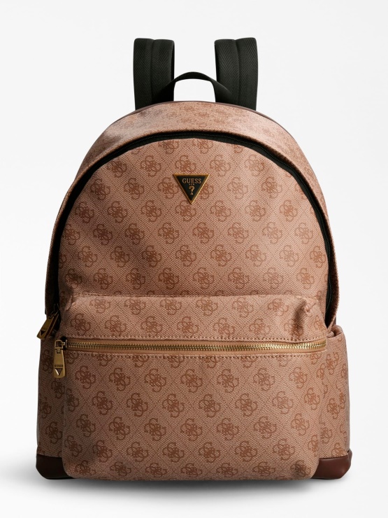 Bež Nahrbtnik Z Logotipom Vezzola 4g Guess