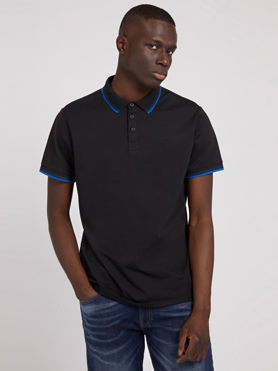 Guess Black Classic Polo