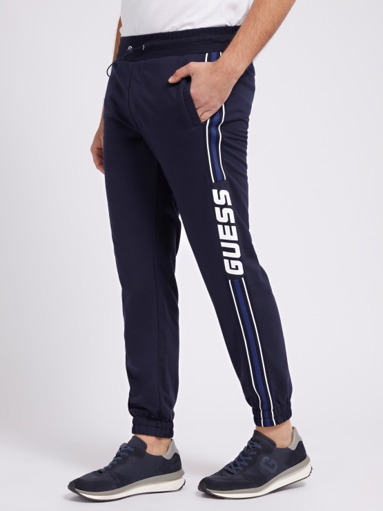 Stranski Logo Jogger Hlače Guess Blue