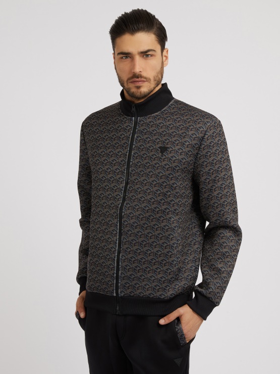 Guess All Over G Cube Logotip Scuba Jopica Rjava