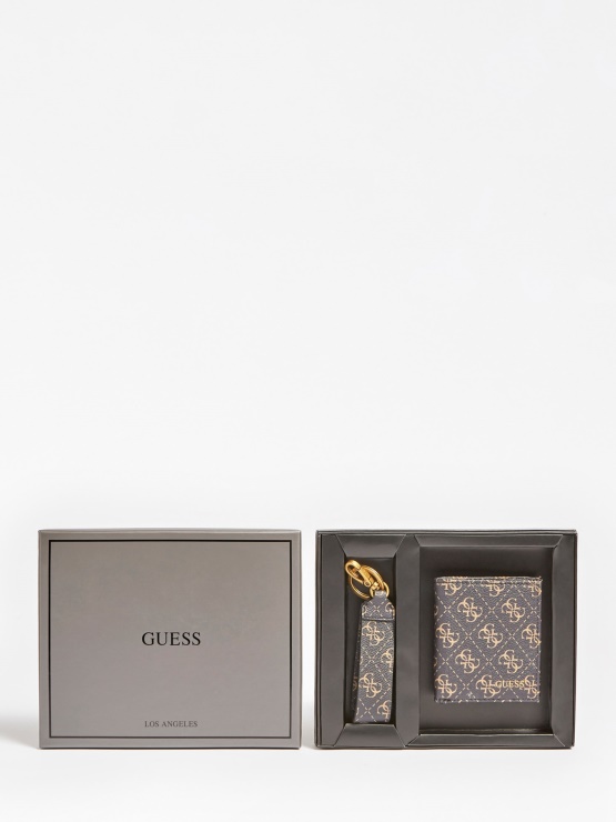 Guess Vezzola 4g Logo Box Set Rjava
