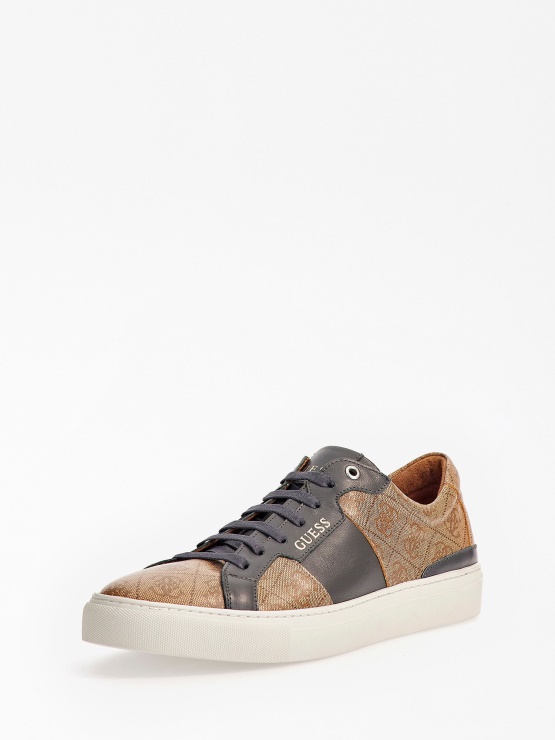 Guess Bež Nizke Superge Ravenna 4g Z Logotipom