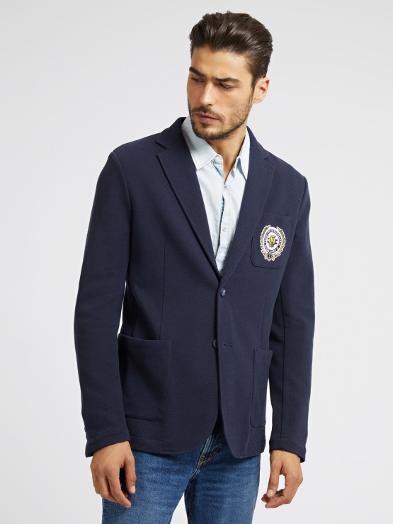 Sprednji Našitek Blazer Guess Blue