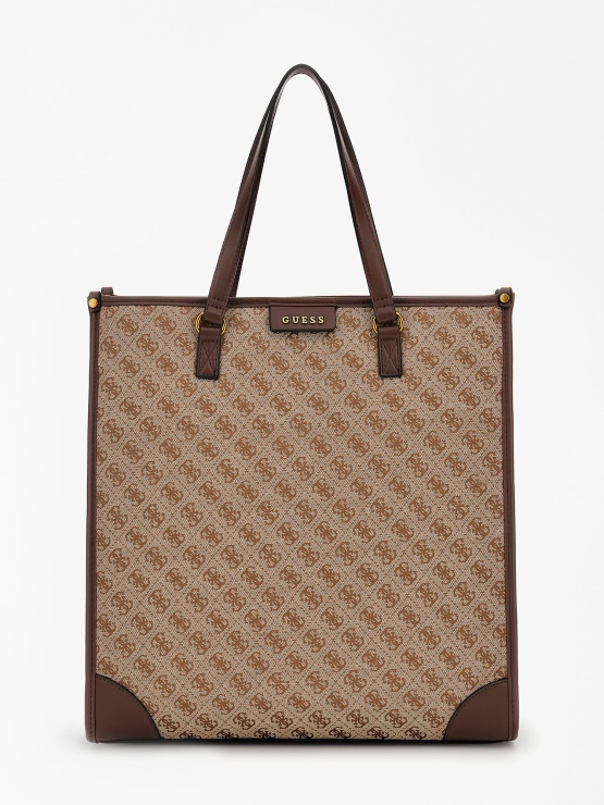 Bež Guess Retro Torba Z Logotipom 4g