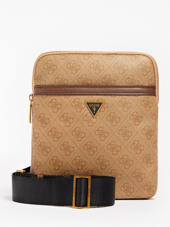 Bež Guess Vezzola 4g Logo Mini Crossbody