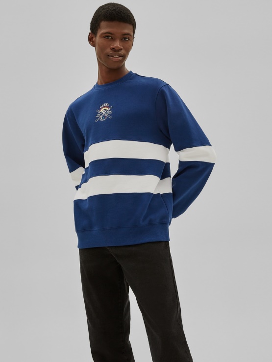 G7m9 črtast Pulover Guess