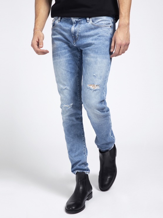 Blue Guess Skinny Fit Jeans Odrgnine