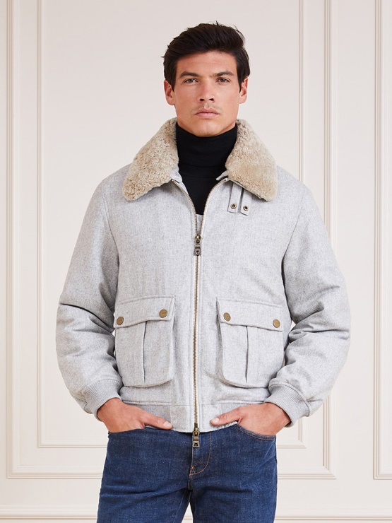 Bomber Guess Bel Iz Mešanice Volne Marciano