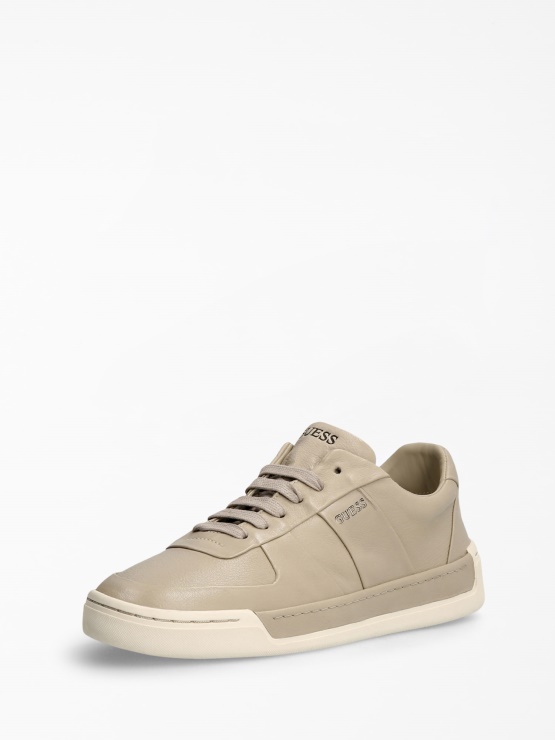 Sive Superge Iz Pravega Usnja Multi Strave Guess