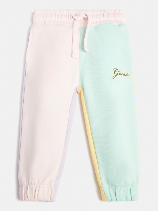 Aktivne Hlače Z Večbarvnim Vzorcem Guess Color Block