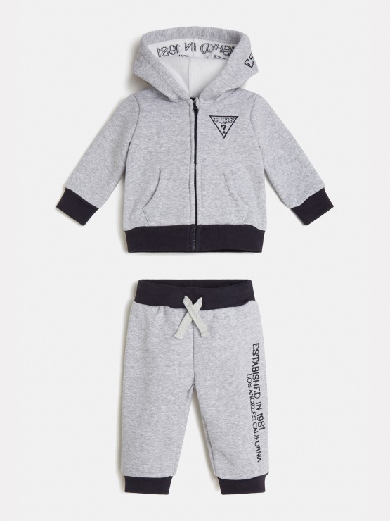 Aktivni Komplet Puloverja In Hlač Siv Multi Guess