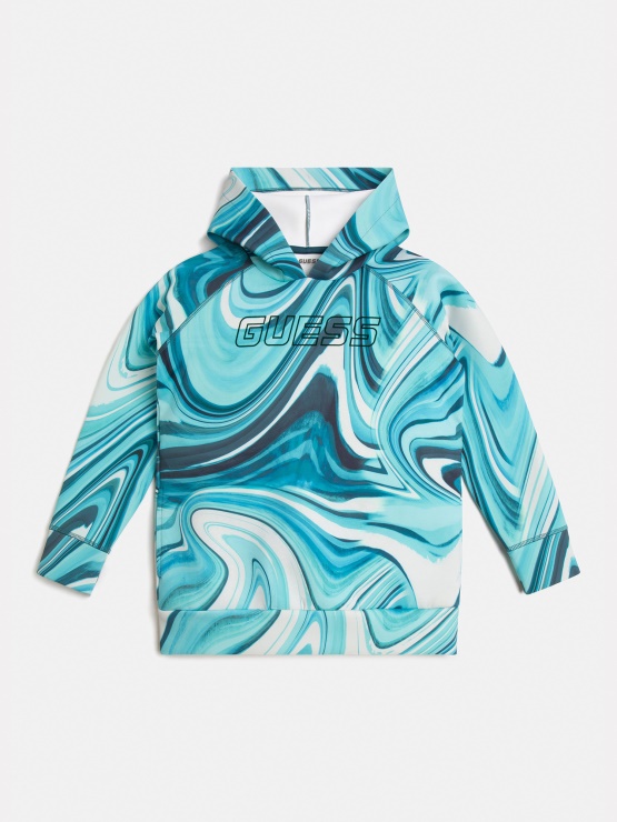 Aktivni Pulover S Kapuco Moder Guess