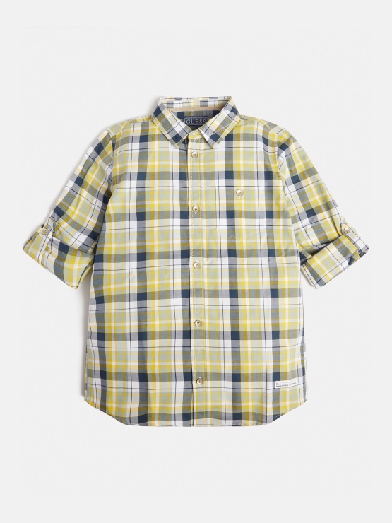 Karirasta Srajca Z Večbarvnimi Vzorci Guess