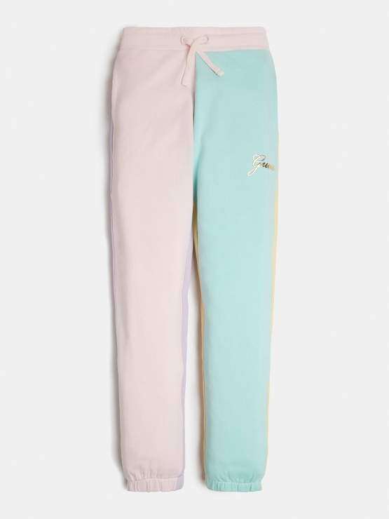 Aktivne Hlače Z Večbarvnim Vzorcem Guess Color Block