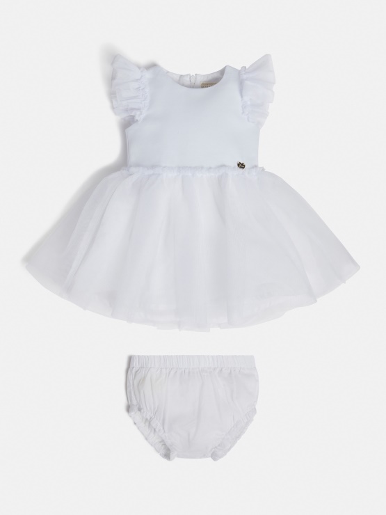 Guess Komplet Obleke In Spodnjic Z Vstavkom Iz Belega Tila