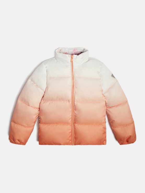 Barvni Gradient Puffer Guess Oranžna