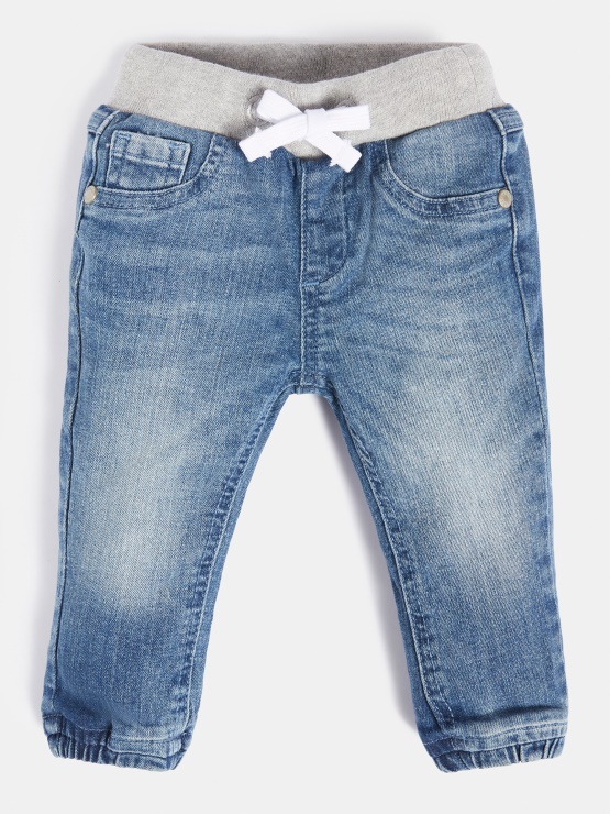 Modre Denim Hlače Guess Regular Fit