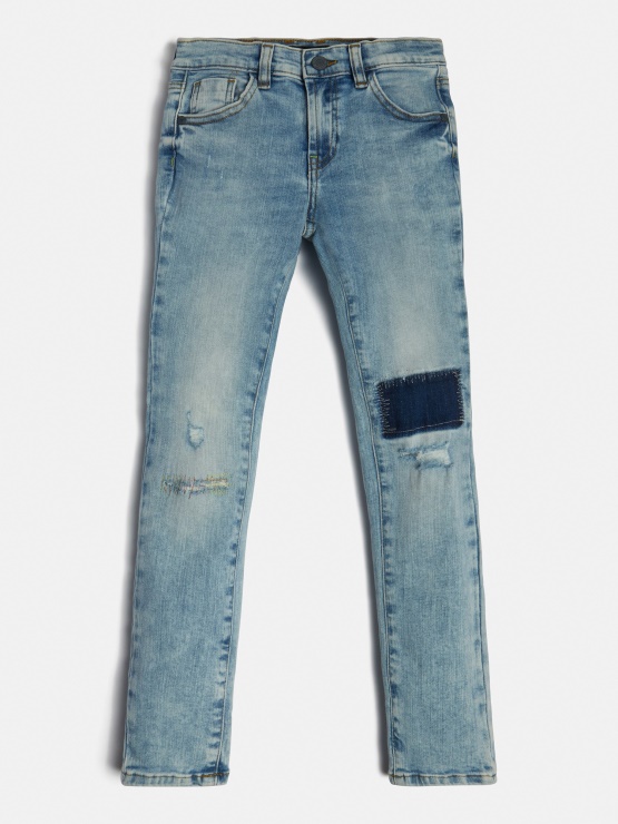 Guess Modre Denim Skinny Fit Hlače