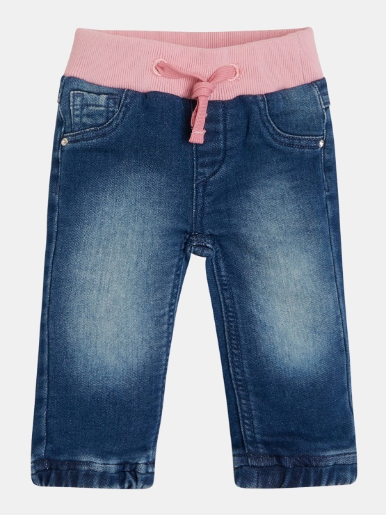 Modre Denim Hlače Regular Fit Guess