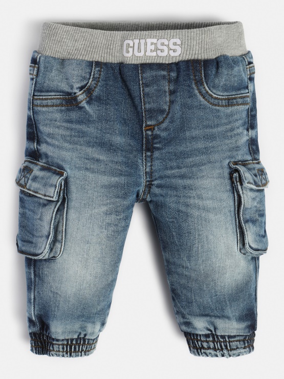 Cargo Denim Hlače Guess Blue