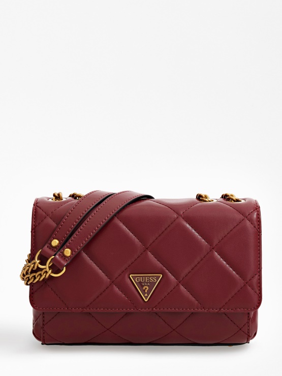 Cessily Prešite Crossbody Guess Rdeče