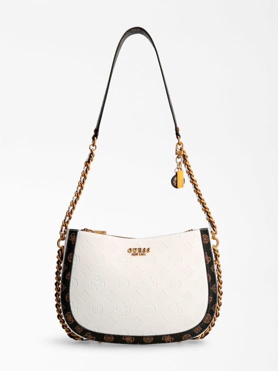 Abey 4g Peony Logo Hobo Guess White Multi