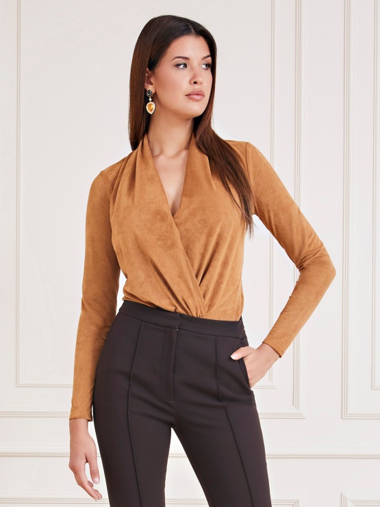 Bež Guess Bodi Iz Umetnega Semiša Marciano