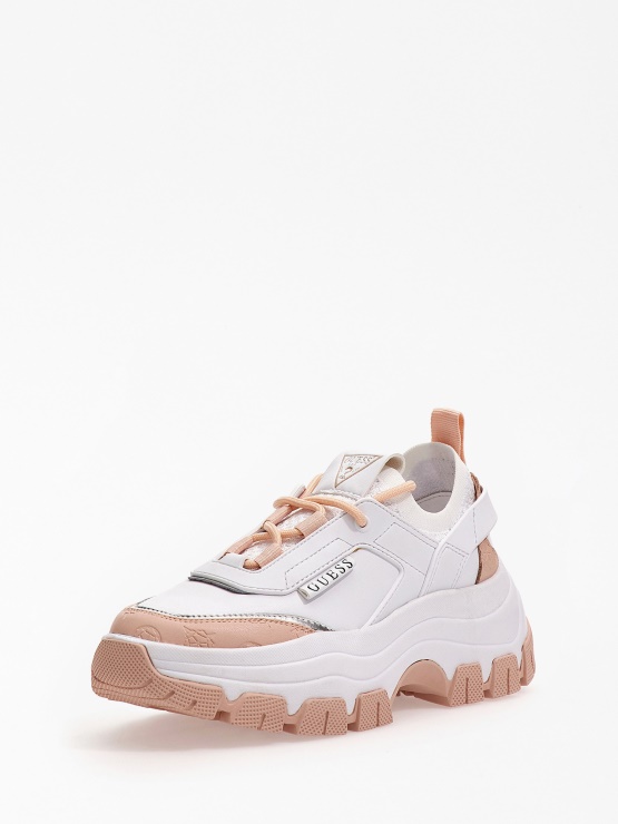 Braydin Logotip Tekaški Copati Beli Guess