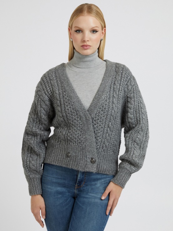 Guess Siva Jopica Iz Mešanice Volne Lurex