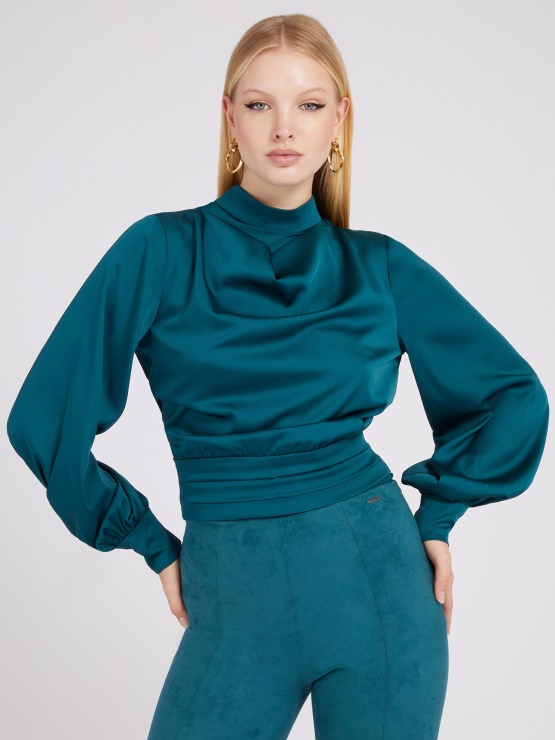 Telo Z Odprtim Hrbtom Guess Blue