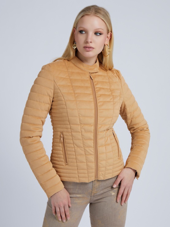 Bež Pufer Iz Umetnega Semiša Guess