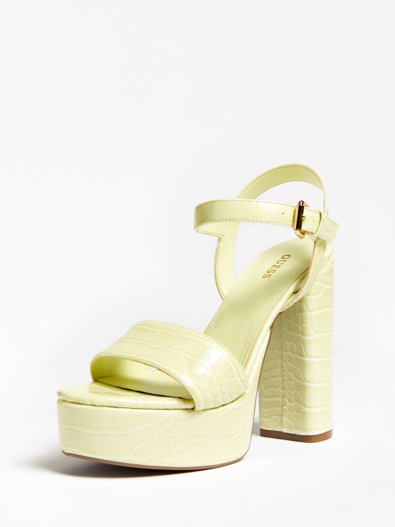 Gabela Krok Tisk Sandal Rumen Guess