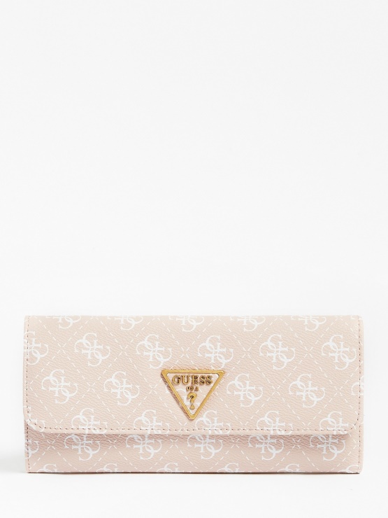 Denarnica Z Logotipom Guess Pink Laurel 4g