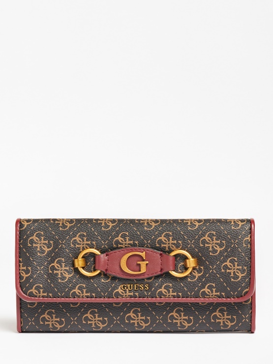 črna Denarnica Guess Izzy Maxi