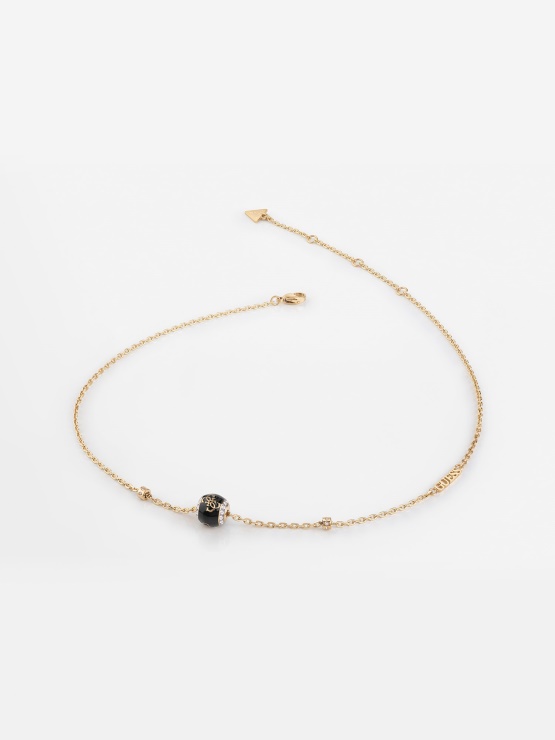 4g-loop-verižica Guess črna Multi