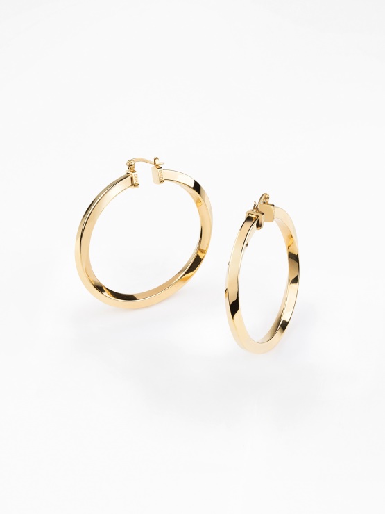 "obročki Ne Lažejo" Uhani Guess Multi Gold