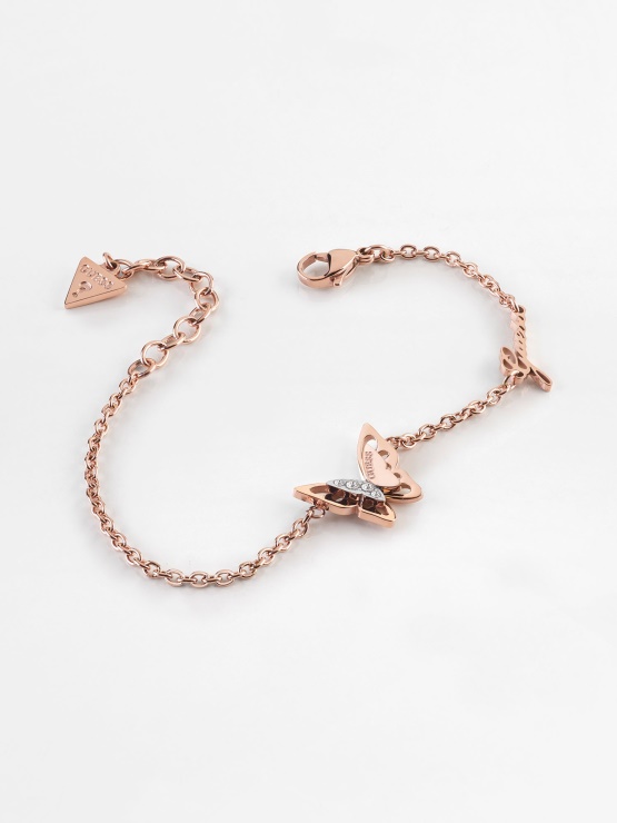 Fly-away-zapestnica Iz Rožnatega Zlata Guess