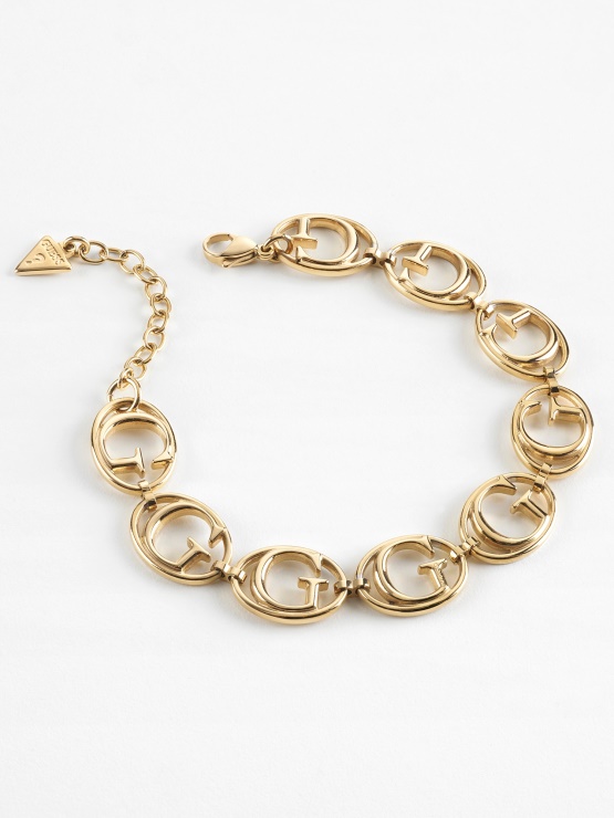 Guess Ikonična Zapestnica Z Več Zlata