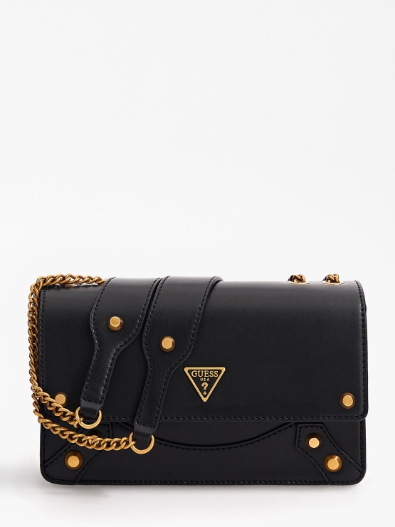 črna Mini Torbica Za čez Telo Guess Amantea