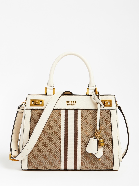 Bela Guess Torbica Z Logotipom Katey 4g