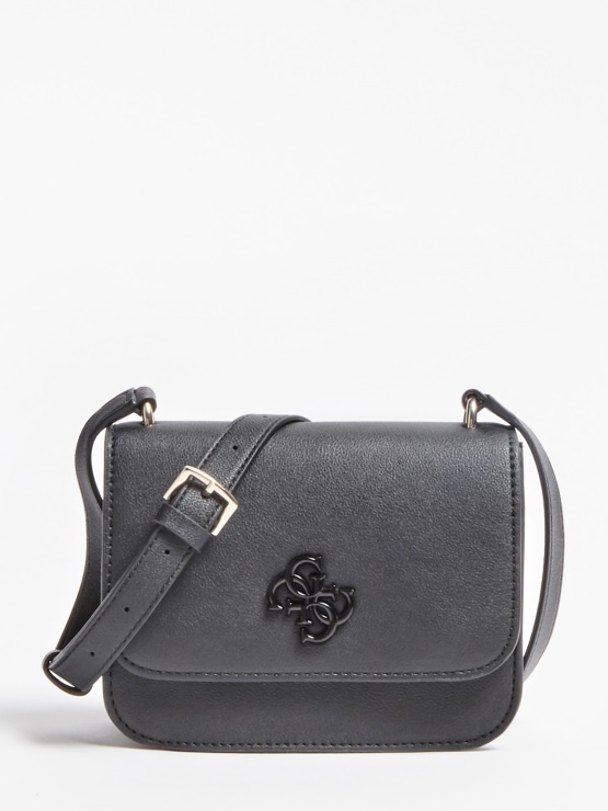 črna Noelle Mini Crossbody Guess
