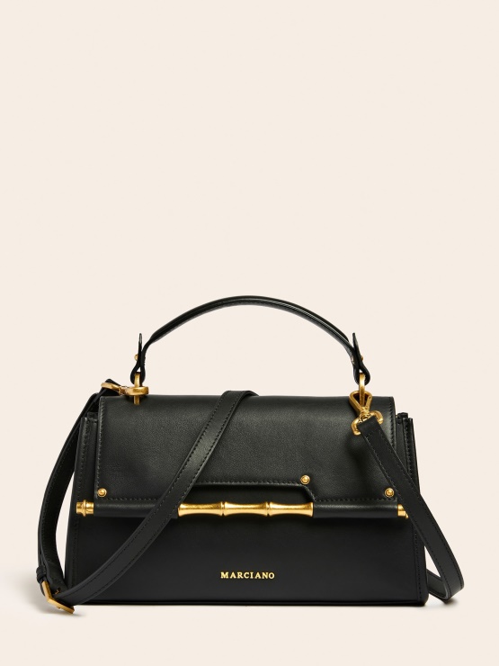 Alia Torbica Iz Pravega Usnja črna Guess