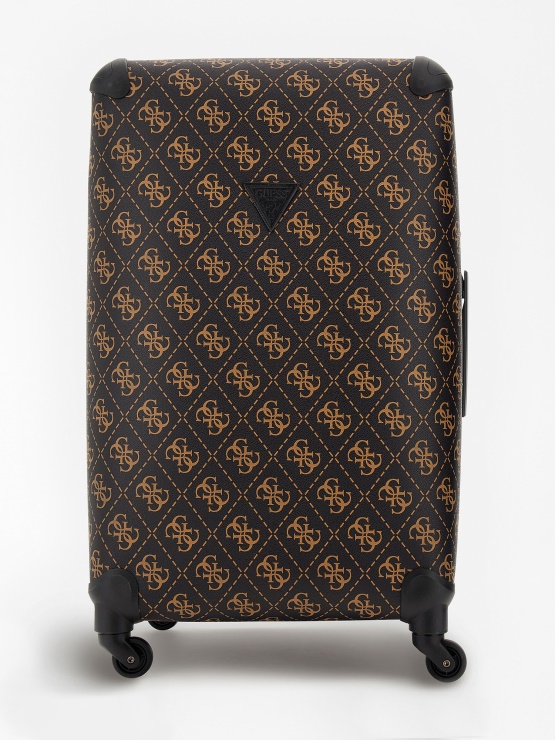 Guess Berta 4g Logo Voziček Rjav