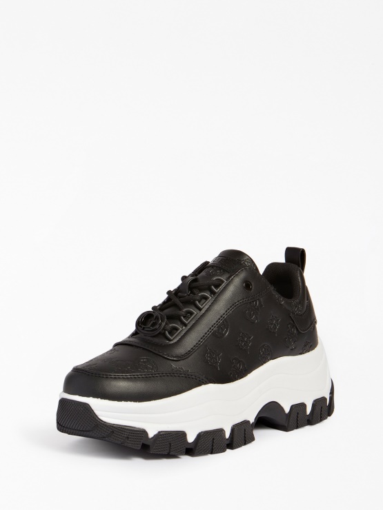 Bria 4g Tekaški čevelj Z Logotipom Peony črn Guess