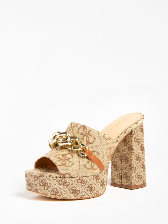 Bež Guess Xanthe 4g Logo Zamaši