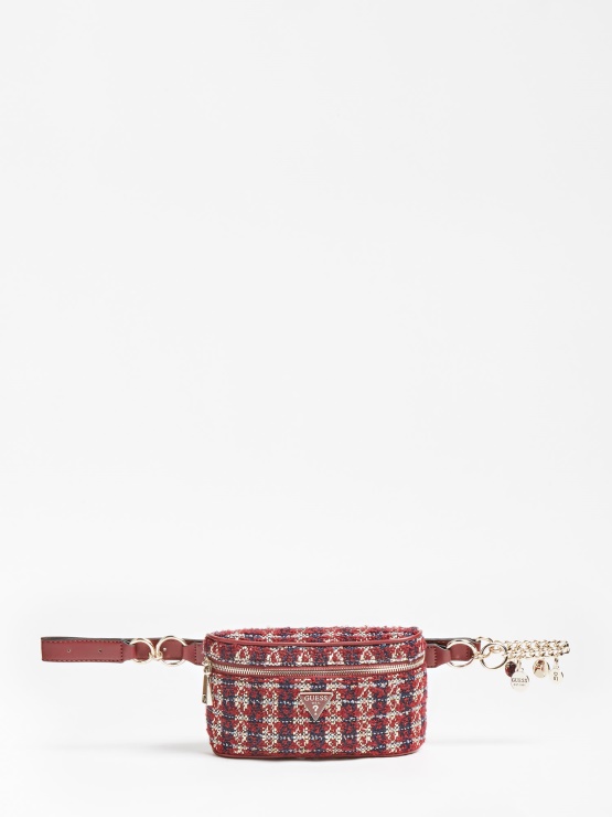 Rdeča Torbica Za Pas Iz Tvida Cessily