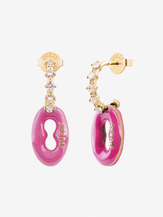 Guess Pink Pop Links' Earrings