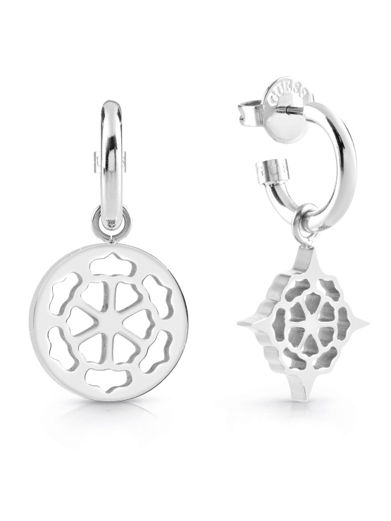 Cvetoča Potonika' Uhani Srebrni Gues